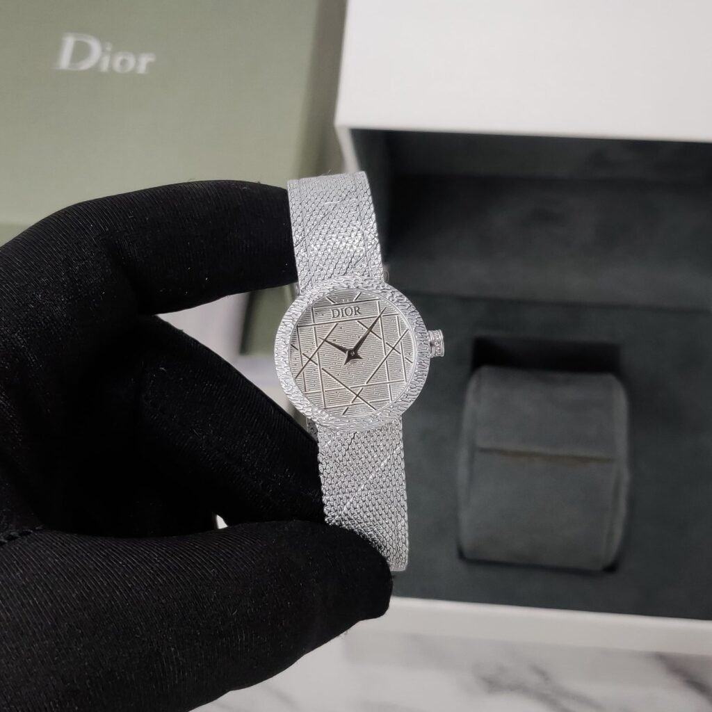 Dior La D My Dior Silver Mesh 25mm