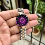 Dior Rose Gold Purple Dial 35mm