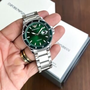 Emporio Armani Diver Ar11340 Green Dial