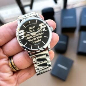 Emporio Armani Meccanico Silver Watch