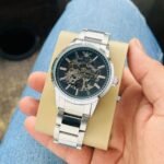 Emporio Armani Meccanico Skeleton Black