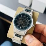 Emporio Armani Meccanico Skeleton Black