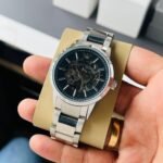 Emporio Armani Meccanico Skeleton Black