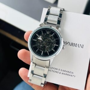 Emporio Armani Meccanico Skeleton Black
