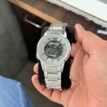 Emporio Armani Meccanico Skeleton White