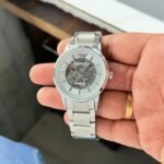 Emporio Armani Meccanico Skeleton White