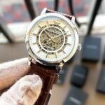 Emporio Armani Meccanico Skeleton White Dial