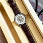 Emporio Armani Meccanico Skeleton White Dial