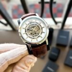 Emporio Armani Meccanico Skeleton White Dial