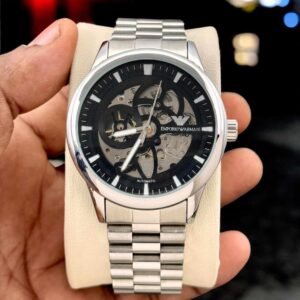 Emporio Armani Skeleton Automatic Watch