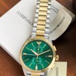 Emporio Armani Two Tone Green Dial