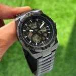 Fossil Bronson Black Skeleton Dial Watch