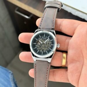 Fossil Everett Grey Skeleton Watch