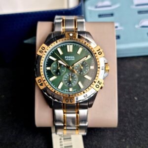 Fossil FB-01 Quartz Chronograph Green Dial OG