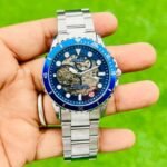 Fossil FB-01 Skeleton Blue Dial Watch