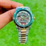 Fossil FB-01 Skeleton Green Dial Automatic