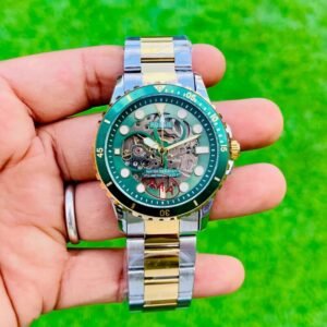 Fossil FB-01 Skeleton Green Dial Automatic