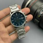 Fossil FS Chronograph Silver Blue Dial