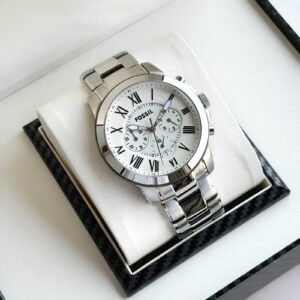 Fossil FS Grant Chronograph White