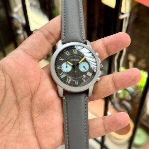 Fossil FS5183I Grey Leather Chronograph