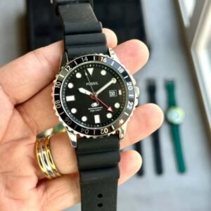Fossil FS5992 Black GMT Watch