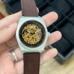 Fossil FSA Mechanical Silver Black