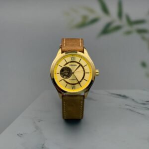 Fossil FSA Open Heart Golden Dial
