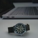 Fossil FSA Skeleton Black Dial