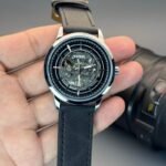 Fossil FSA Skeleton Black Dial