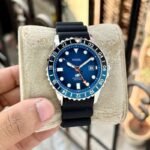 Fossil GMT Dive Blue Rubber Strap
