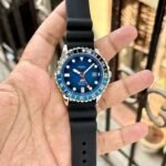Fossil GMT Dive Blue Rubber Strap