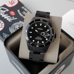 Fossil GMT FS5659 Full Black Watch