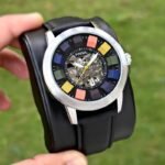Fossil Grant ME3116 Skeleton Rainbow Dial