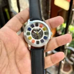 Fossil Grant Multicolour Skeleton Dial