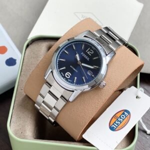 Fossil Heritage Silver Blue Dial