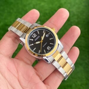 Fossil Heritage Two Tone Black Dial