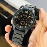 Fossil Nate Chronograph Black