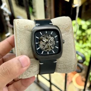 Fossil Rutherford Skeleton Black Watch