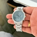 Fossil Slim Neutra Chronograph Tiffany Blue Dial