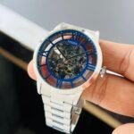 Fossil Townsman ME3260 Blue Skeleton Dial