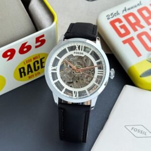 Fossil Townsman Silver White Skeleton Watch