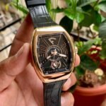 Franck Muller 18K Rose Gold Yachting Black