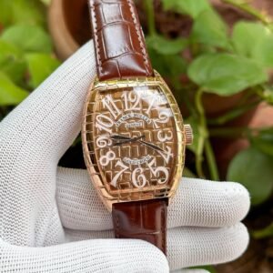 Franck Muller Cintree Curvex Rose Gold Croco