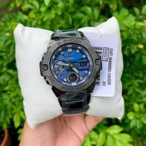 G-Shock G-STEEL GST-B400 Black and Blue Dial