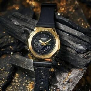G-Shock GM-2100BB Rose Gold Black Dial