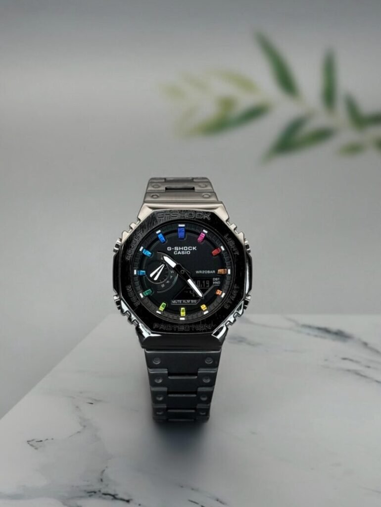 G Shock Gm 2100d Rainbow Black