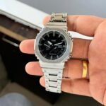 G-Shock GM-B2100D-1A Silver Black Dial