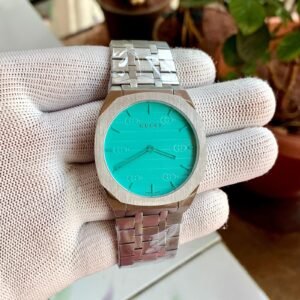 Gucci 25H Ocean Blue Quartz Watch