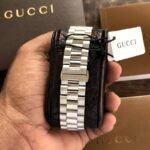 Gucci G-Timeless Silver Blue 40mm Chronograph