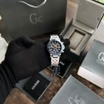 Guess Chronograph Blue Dial Stainless Steel